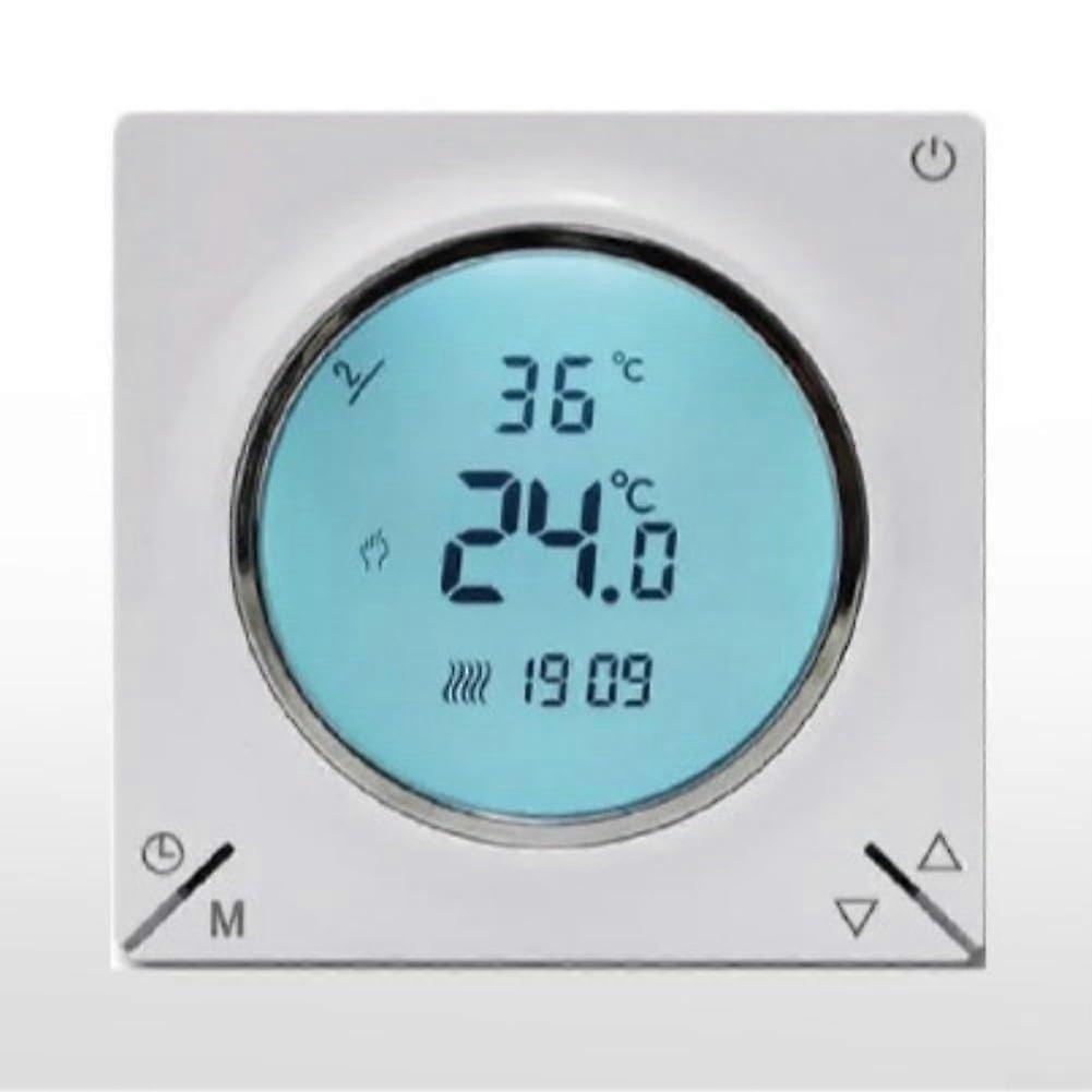 Smart Thermostat with LCD Display, Programmable Temperature Control and Fast Accurate Sensing for Air Conditioning Electric16A