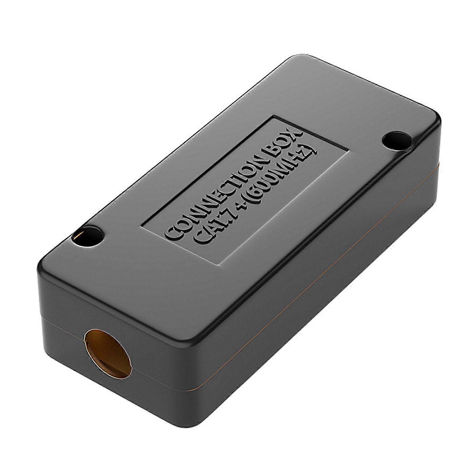 CAT7 Ethernet Cable Connector and Junction Box, Shielded 10G 600MHz Inline Coupler for CAT6/CAT6A/CAT7