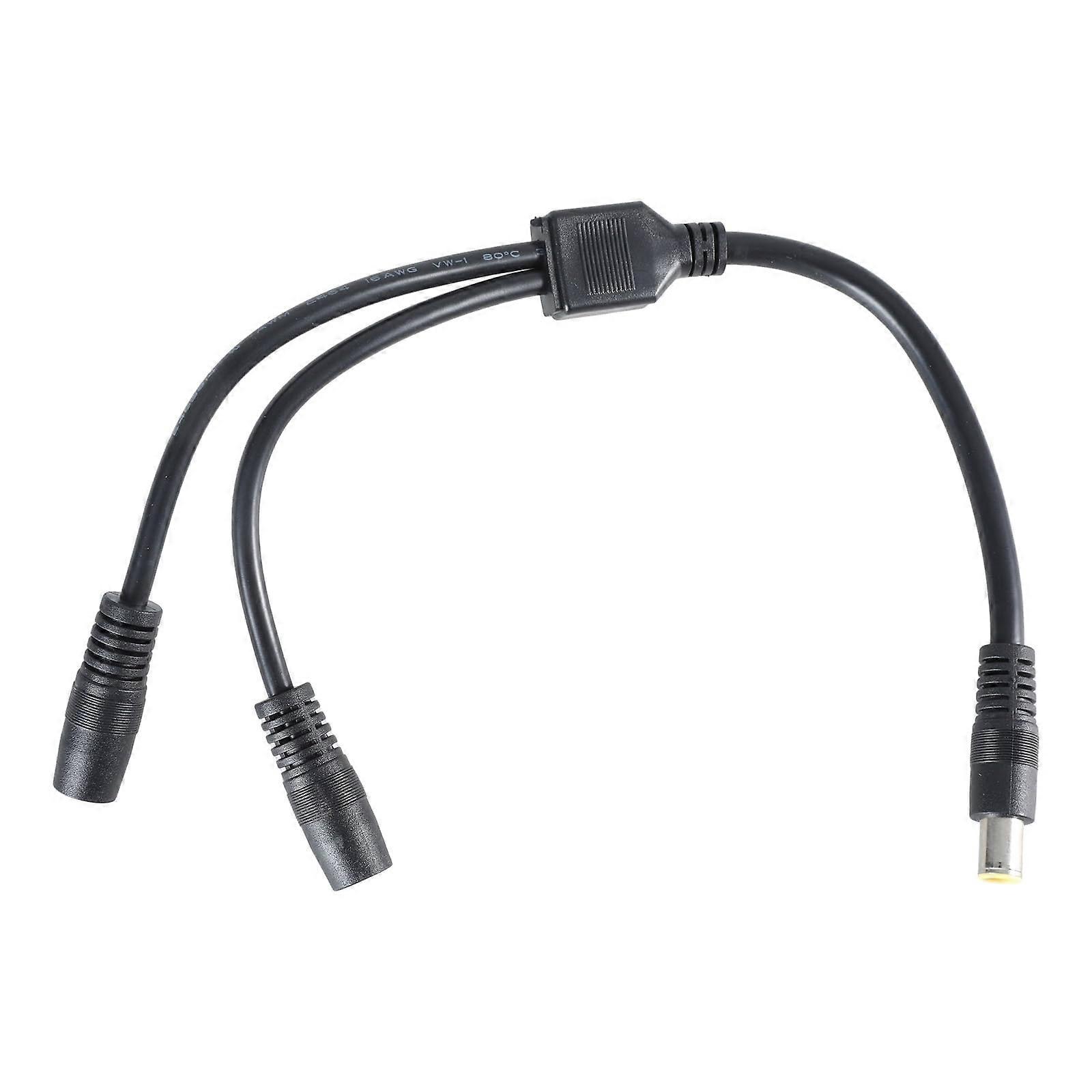 30cm Solar Panel Splitter Cable DC7909 to DC7955 Dual Power Output 14AWG Efficient Charging