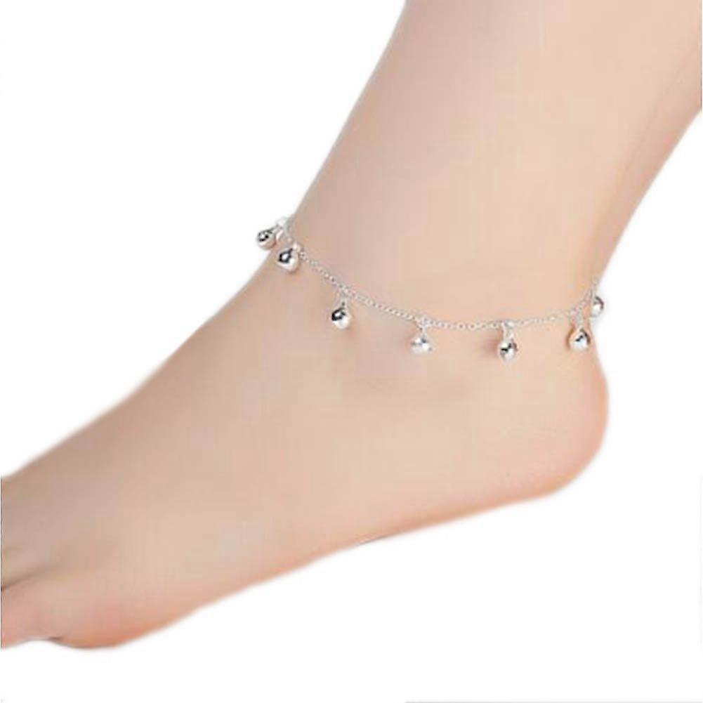 Sterling Silver Adjustable Anklet for Women 925 Elegant Versatile Design with Multiple Colors