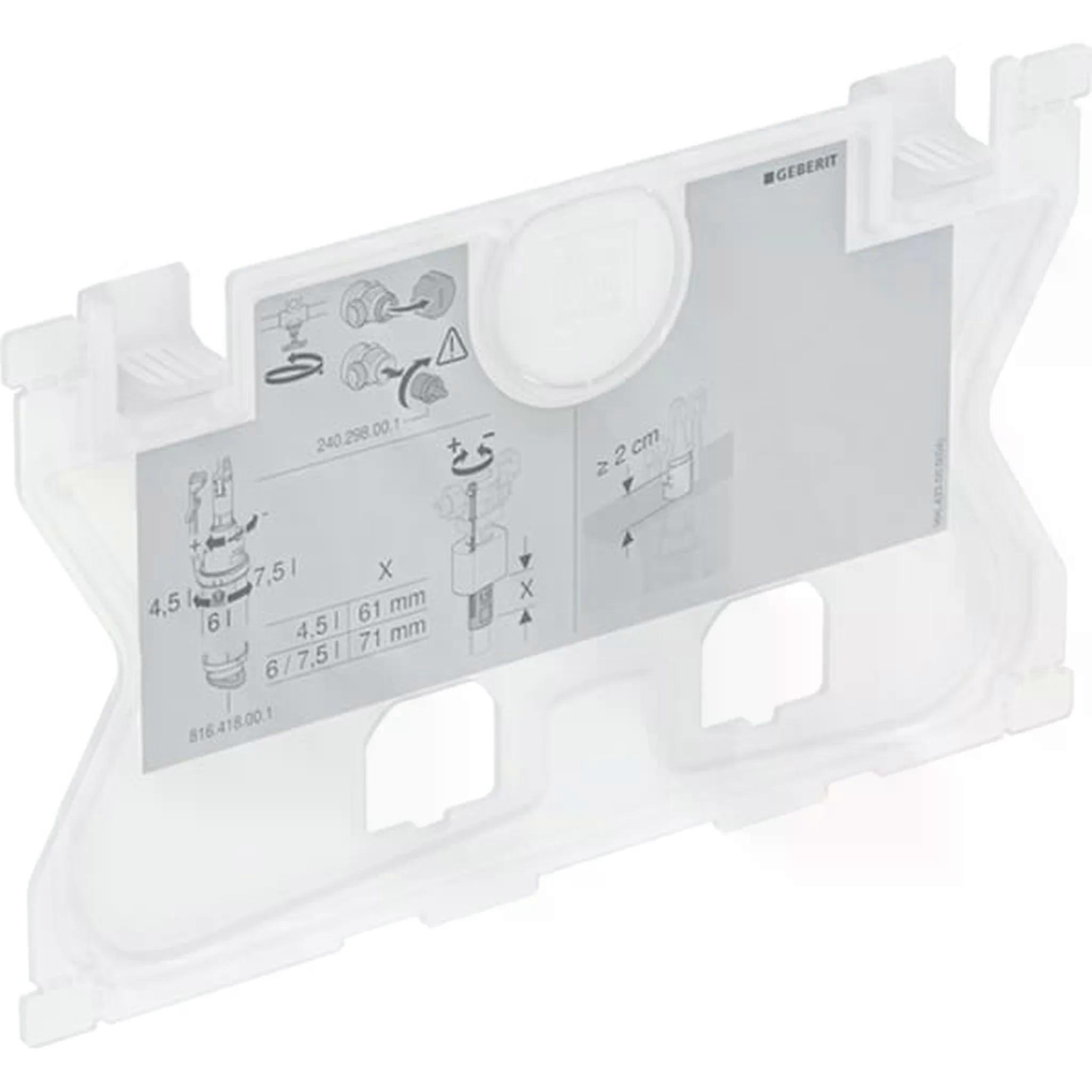 Geberit protective plate for Sigma concealed cistern