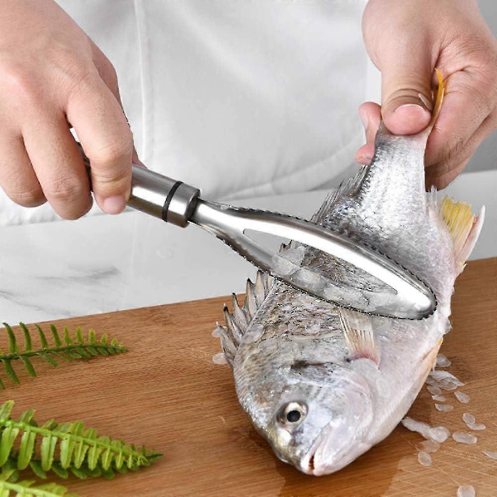 Stainless Steel Fish Scale Remover - Kitchen Scale Scraper
