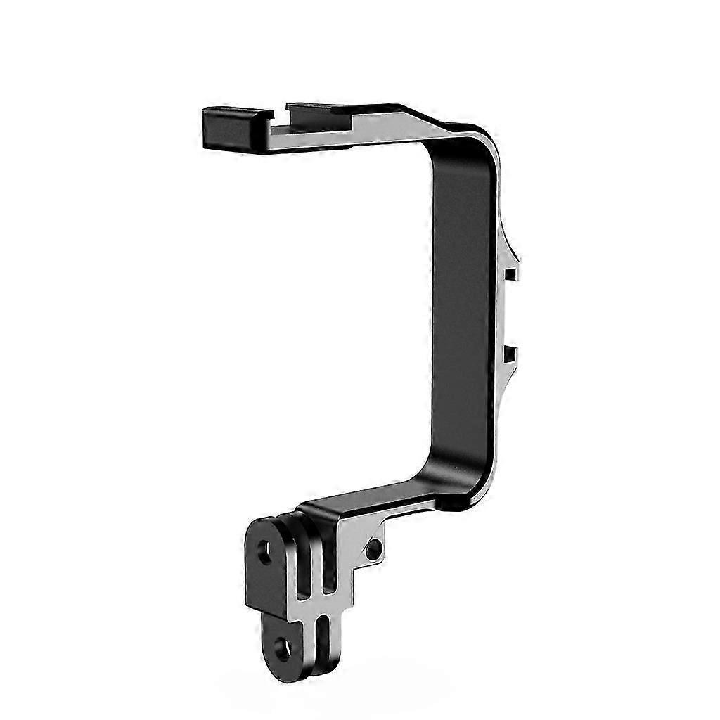 Action camera accessories, metal bracket, lightweight frame with cold shoe mount