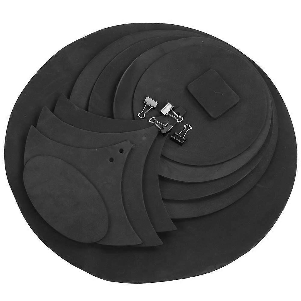 Drum Practice Pad Set with Noise Reduction Design and Natural Rebound Feel for Quiet Training