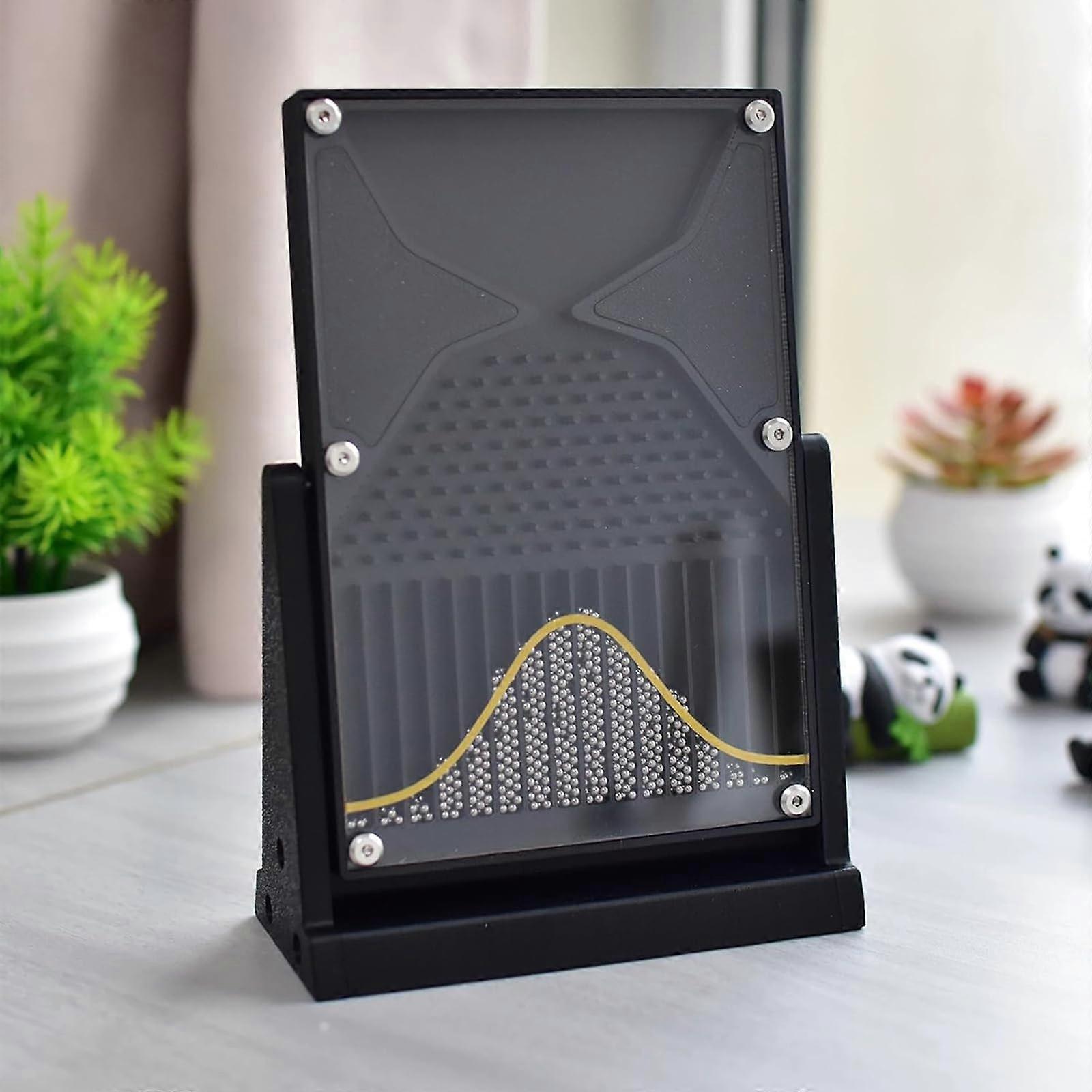 Galton Board Probability Demonstration Tool 12x18cm Acrylic Normal Distribution Model for Statistics Education