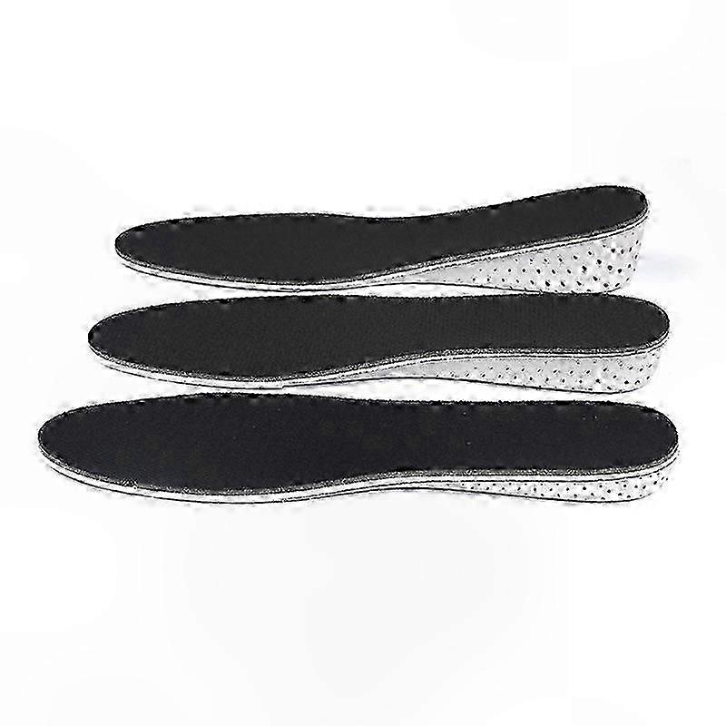Height Increasing Insoles - 2cm, 3cm, 4cm Black Sole Inserts for Shoes