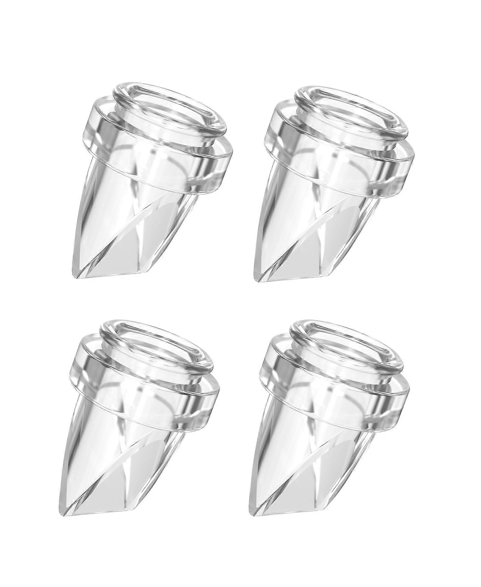 Breast Pump Valves Duckbill Replacement Set Compatible with MOMMED Lansinoh, 4 Pcs