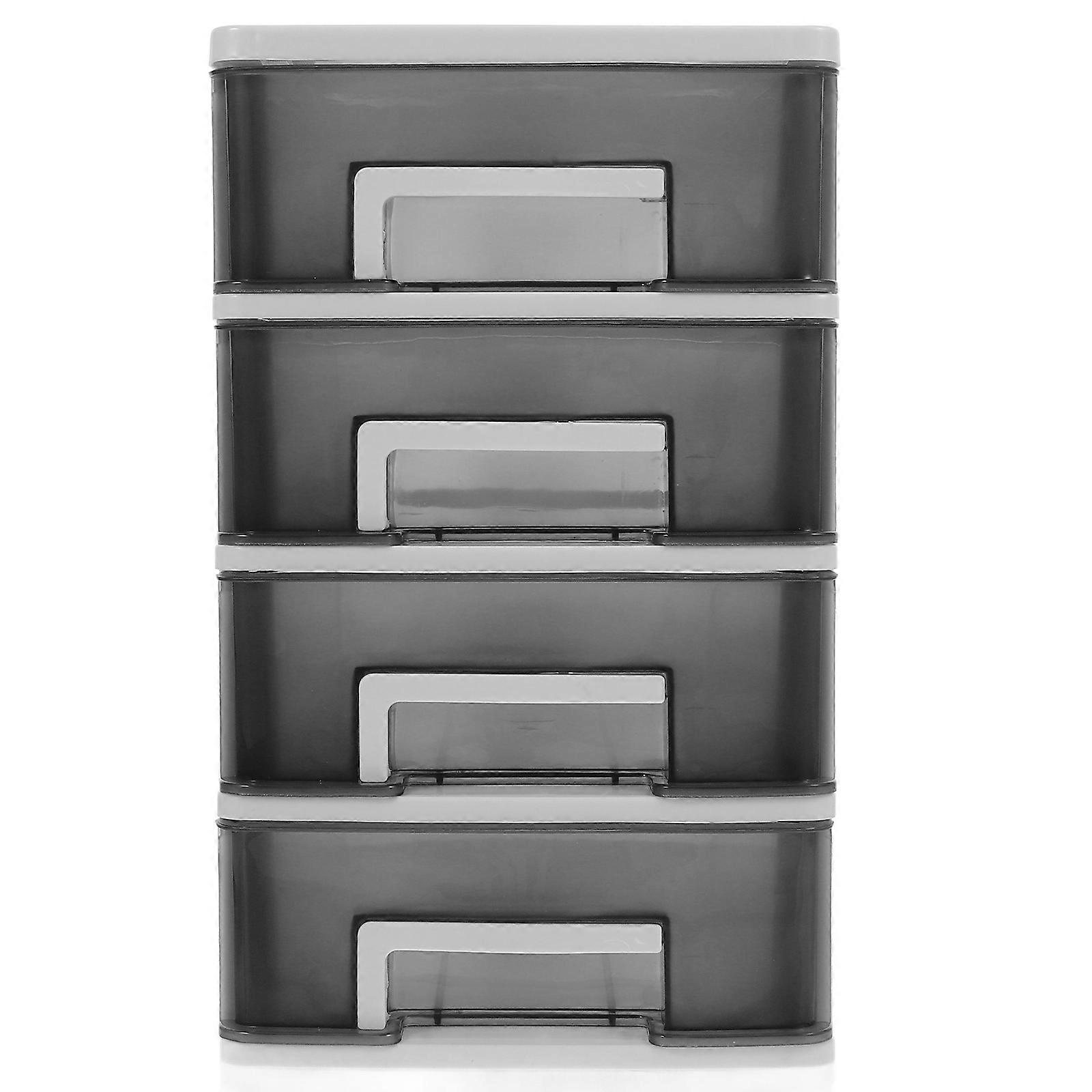 Storage Box Four-Layer Plastic Furniture for Desktop Use