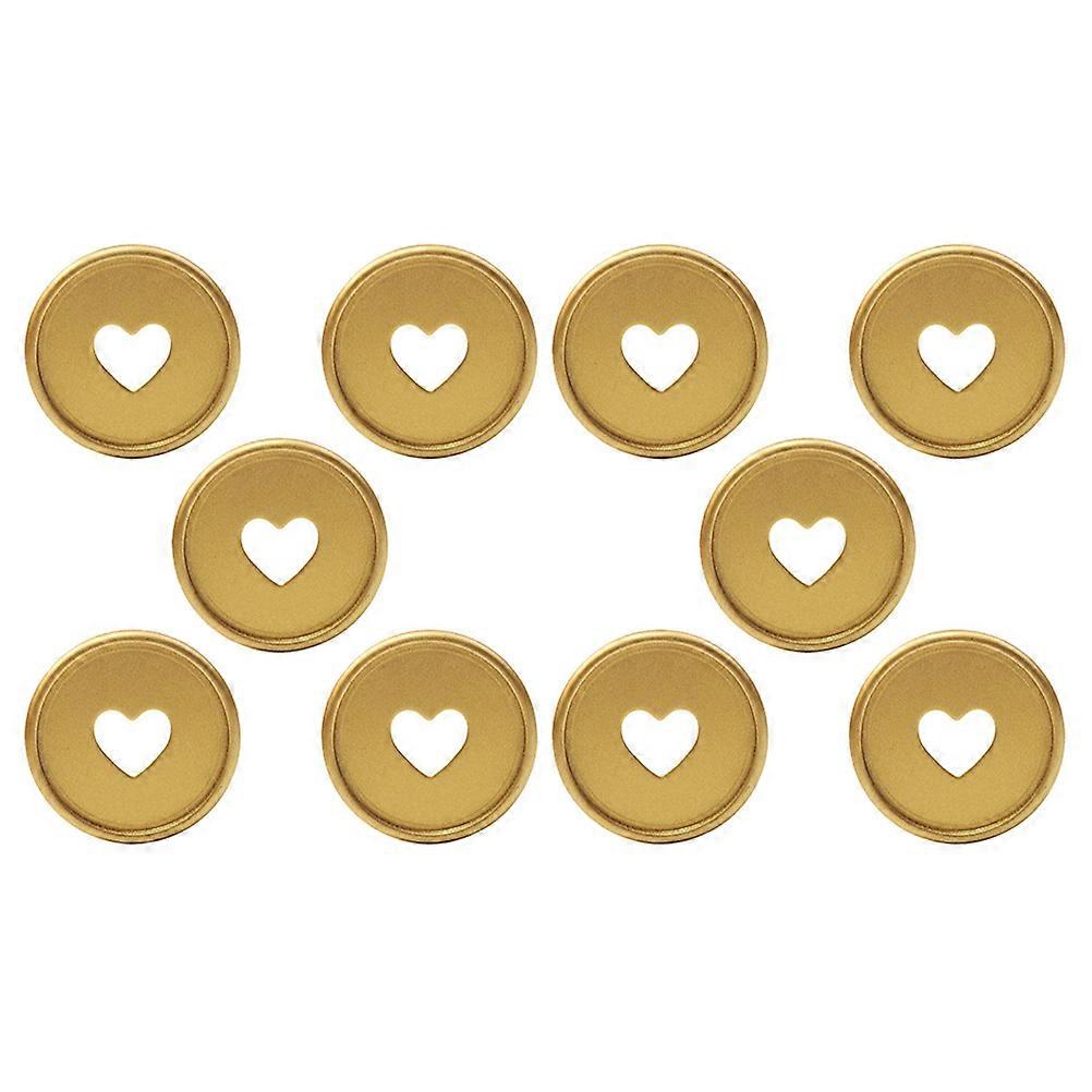 ABS Binder Discs Loose-Leaf Binding Buckles for Student 10Pcs Bundle