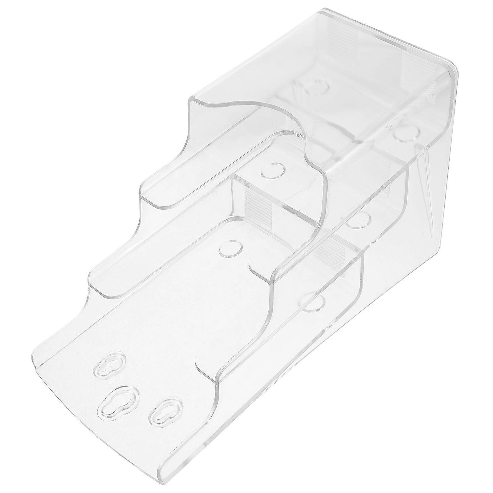 Display Box Acrylic Transparent Wall-Mounted Office File Organizer