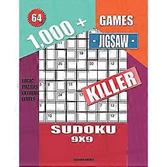 1.000 + Spiele Puzzle Killer Sudoku 9x9: Logikrätsel extreme Levels (Killer Sudoku)