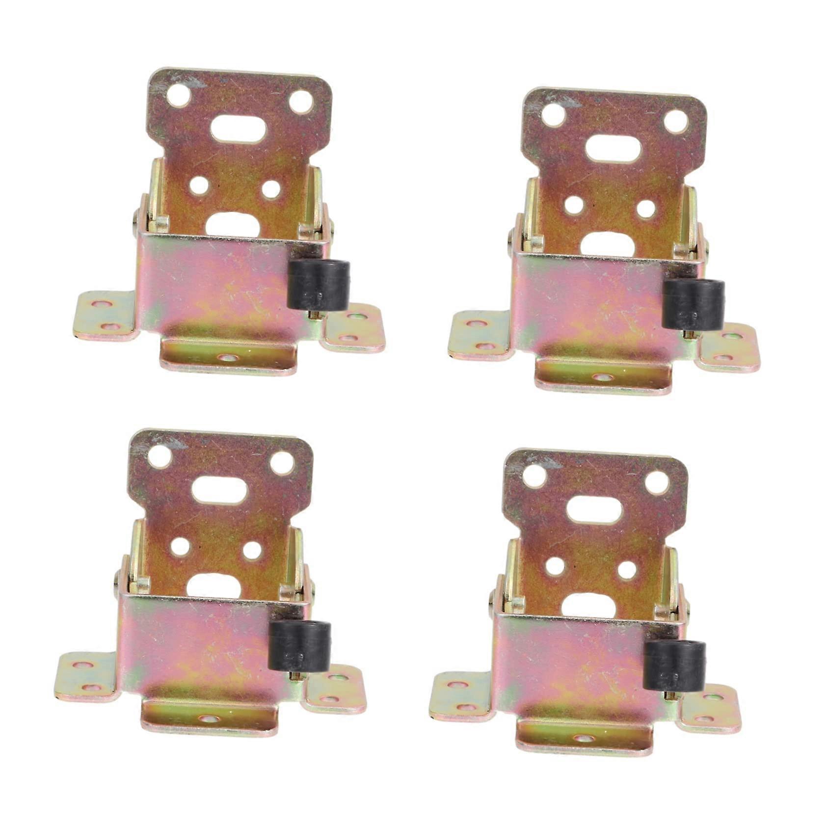 4pcs Folding Table Leg Hinge with Lockable Folding Bracket for SpaceSaving Furniture