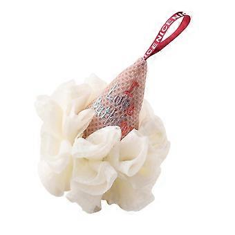 Bath Pouf Shower Sponge Mesh for Body Exfoliating Ice Cream Shape Rich Lather Travel Size