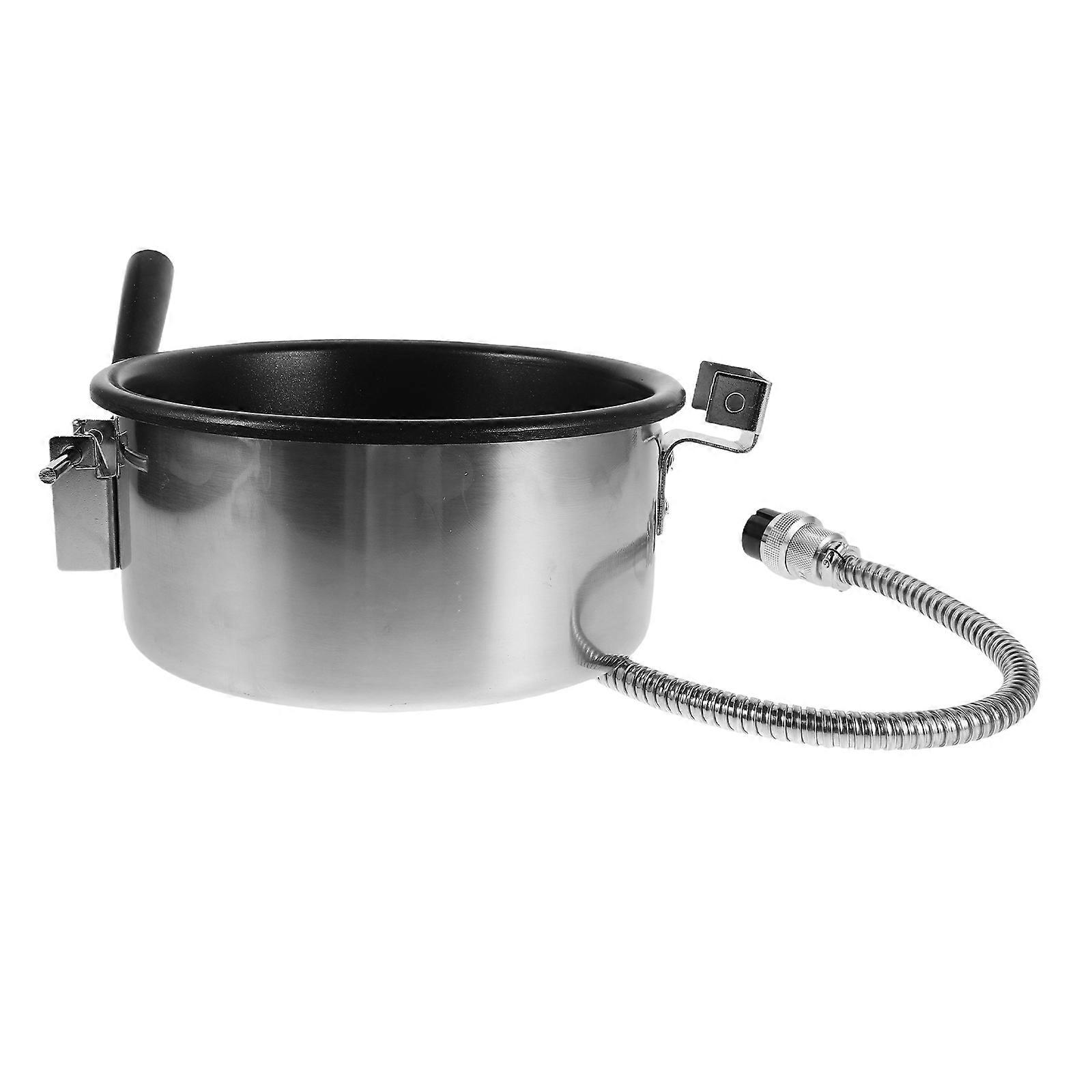 Machine à pop-corn argentée antiadhésive 225 ml