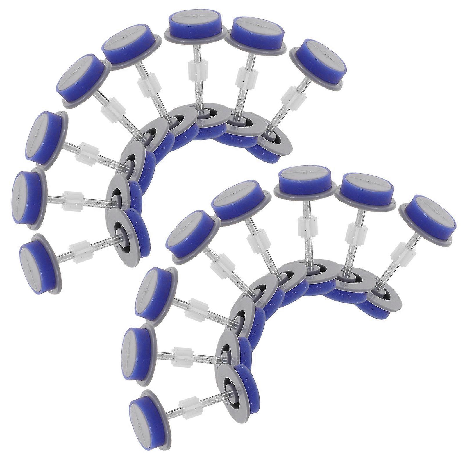 Fire Train Model Wheels for Assembly Replacement 15Pcs Plastic Toy Accessories