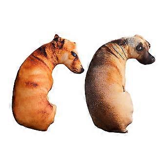 2x Dog Pillow Plush Toy Hugging Pillow Plush Pillows for Kids Adults 20cm
