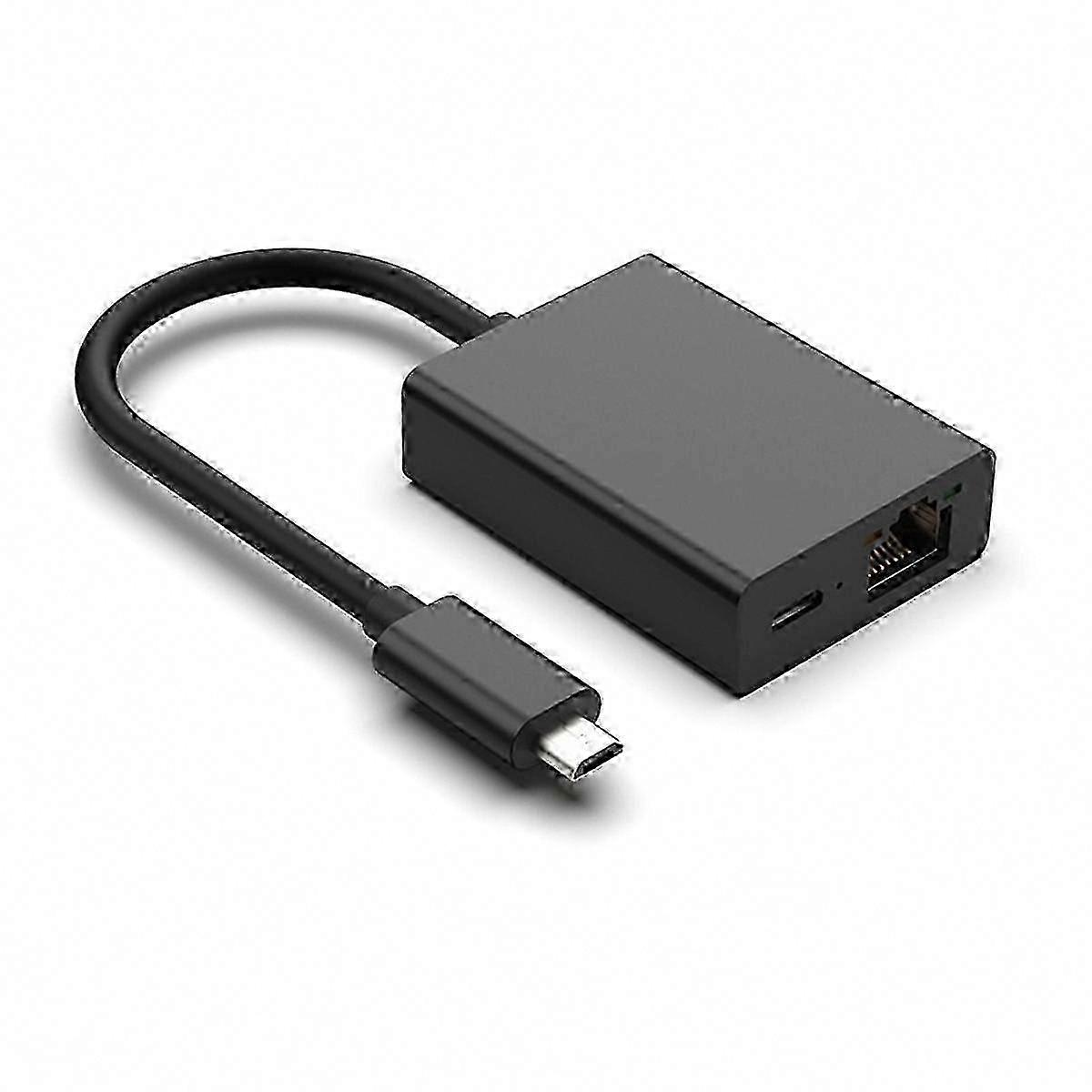 USB 100M Ethernet Adapter for 4K Streaming, Router, Switch