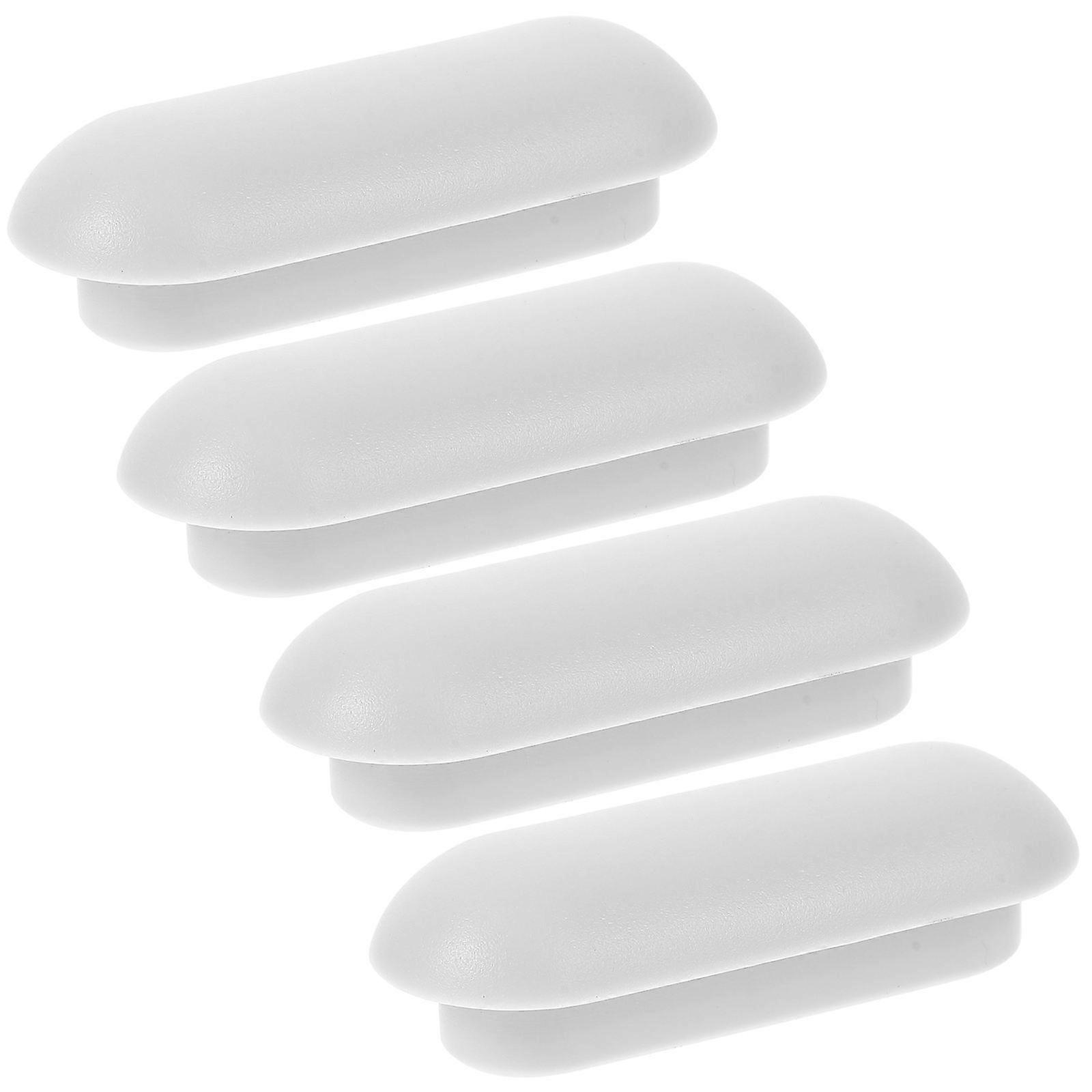 WC-Sitzpuffer, transparent, 4er-Pack