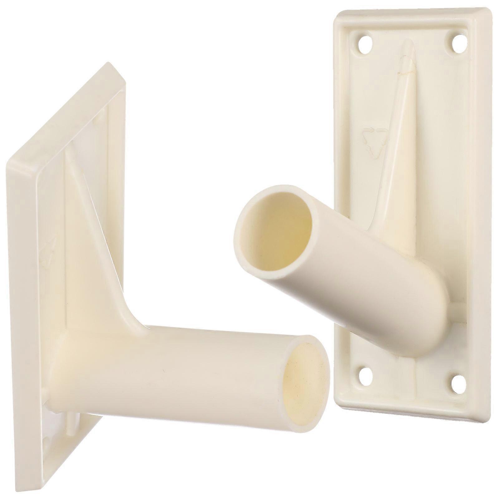 Wall Mounted Plastic Flag Pole Bracket for Holding Flags 20Pcs