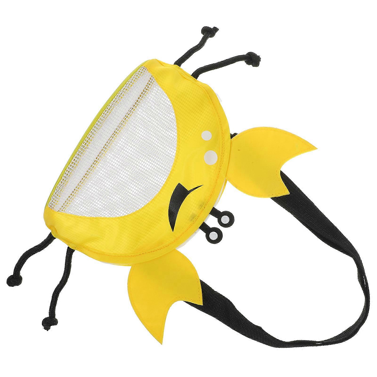 Crab Shape Mesh Shell Bag for Kids Shell Collecting
