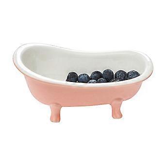 Sommerliche Haustier-Kühlwanne, Keramik-Hamsterbadewanne mit Bett
