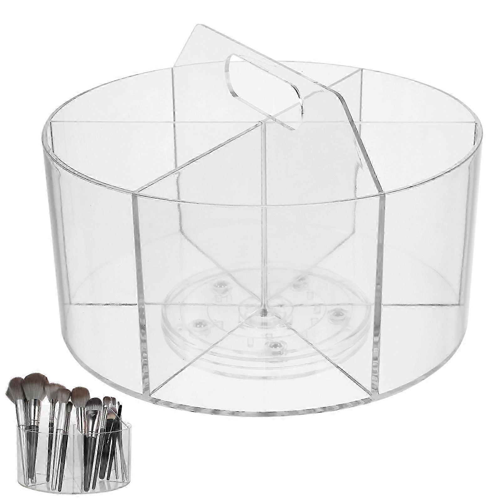 Multipurpose Pen Holder Acrylic Rotating Organizer for Storage Using Transparent