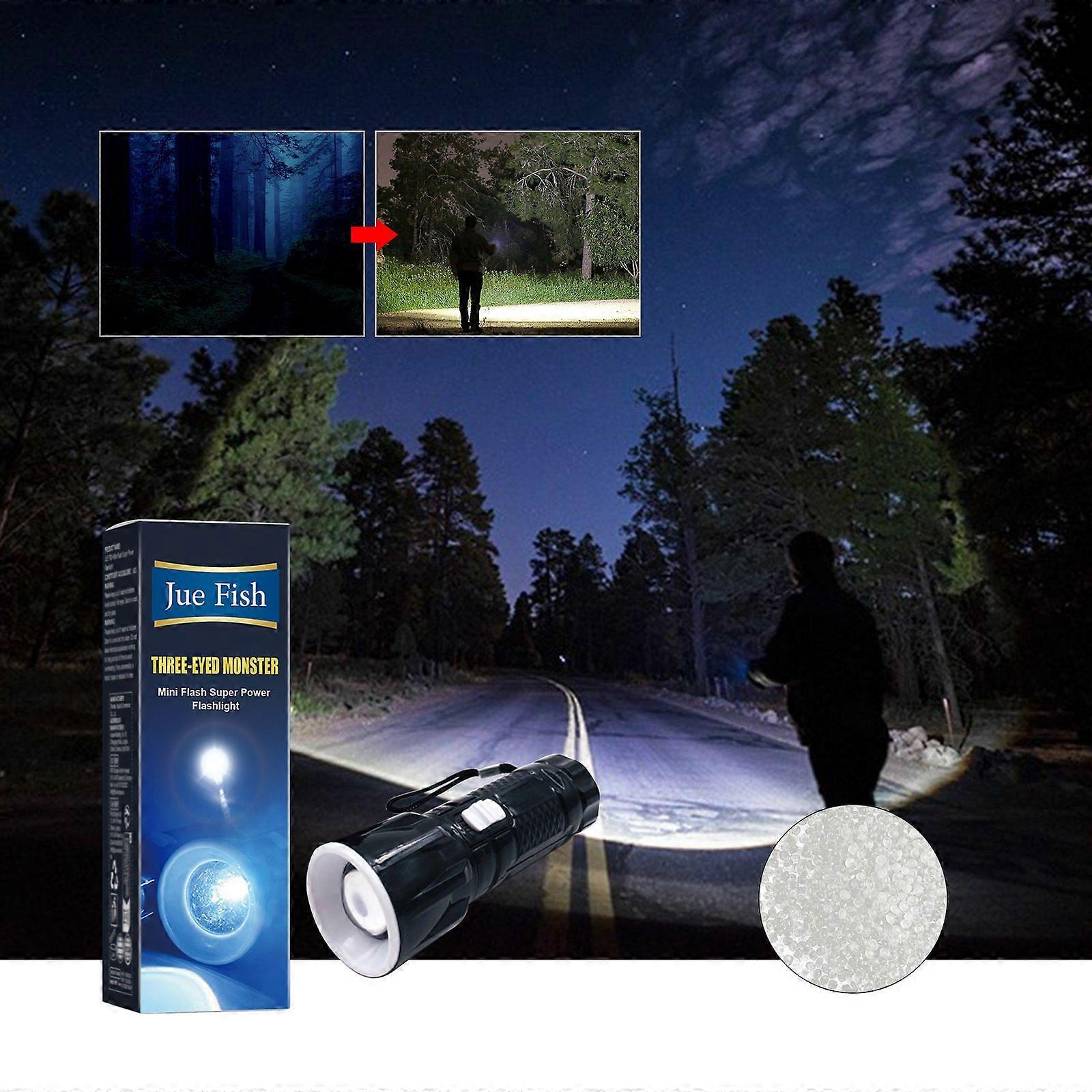 Pocket-Sized Super Bright LED Flashlight, Compact & Lightweight