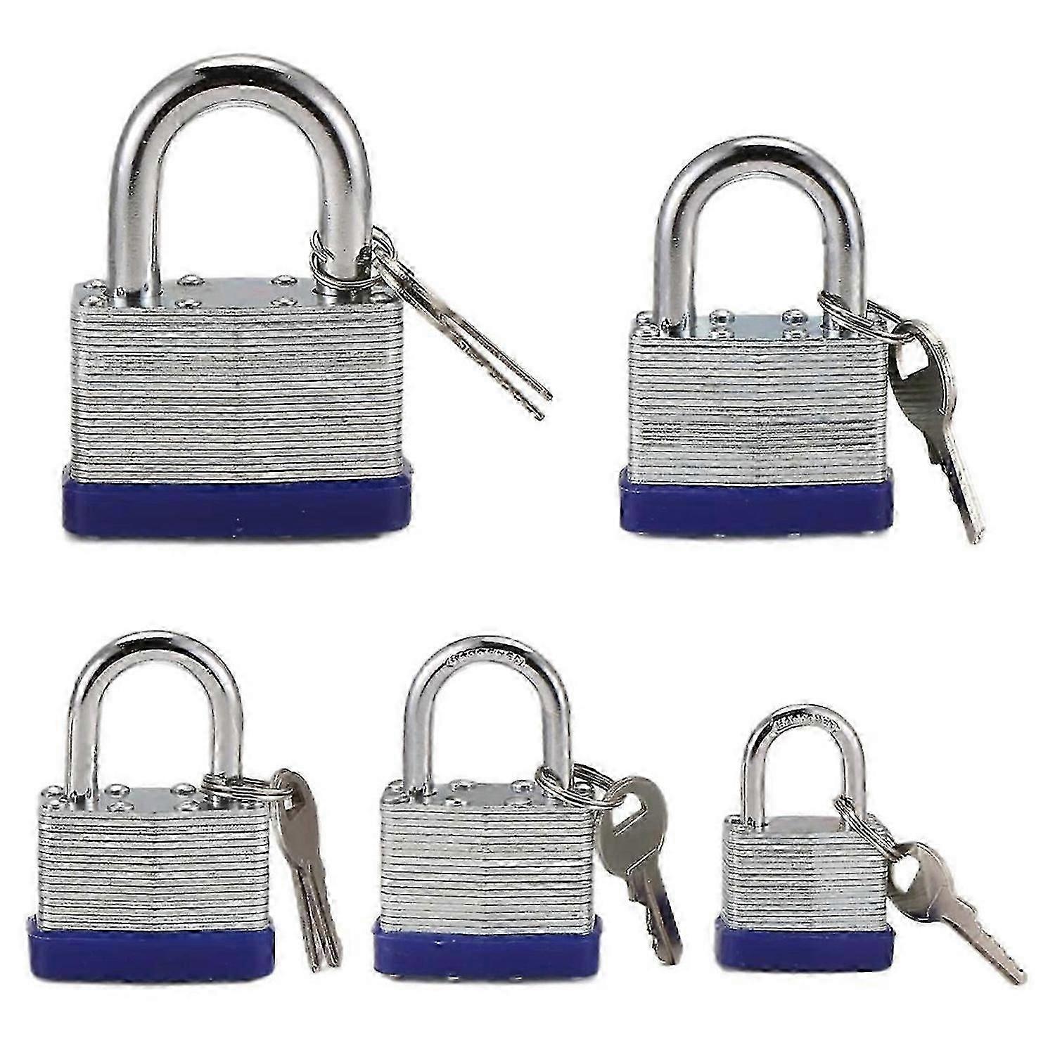 5PCS Outdoor Padlock, Door Lock, Dormitory Lock, Cabinet Lock