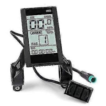 S830 Waterproof LCD Electric Bicycle Display, 24V 36V 48V Protocol 2 E-bike Controller Display with USB