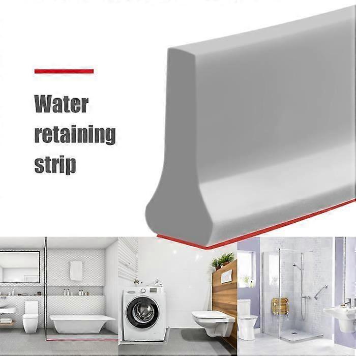 Shower Barrier and Foldable Shower Threshold Dam Retention System - 1.5m