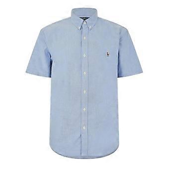 Ralph Lauren Herre Logo Oxford Kortermet Skjorte