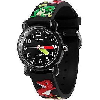 Children's Watch, 3D Cartoon Analog Quartz Watch, Wrist Watch for Boys and Girls, 30M Waterproof Children's Watch(Dinosaur 26-27