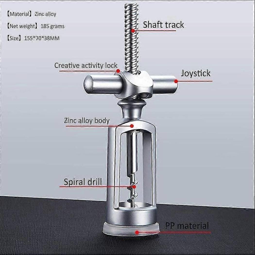 Professional Stainless Steel Corkscrew Cross