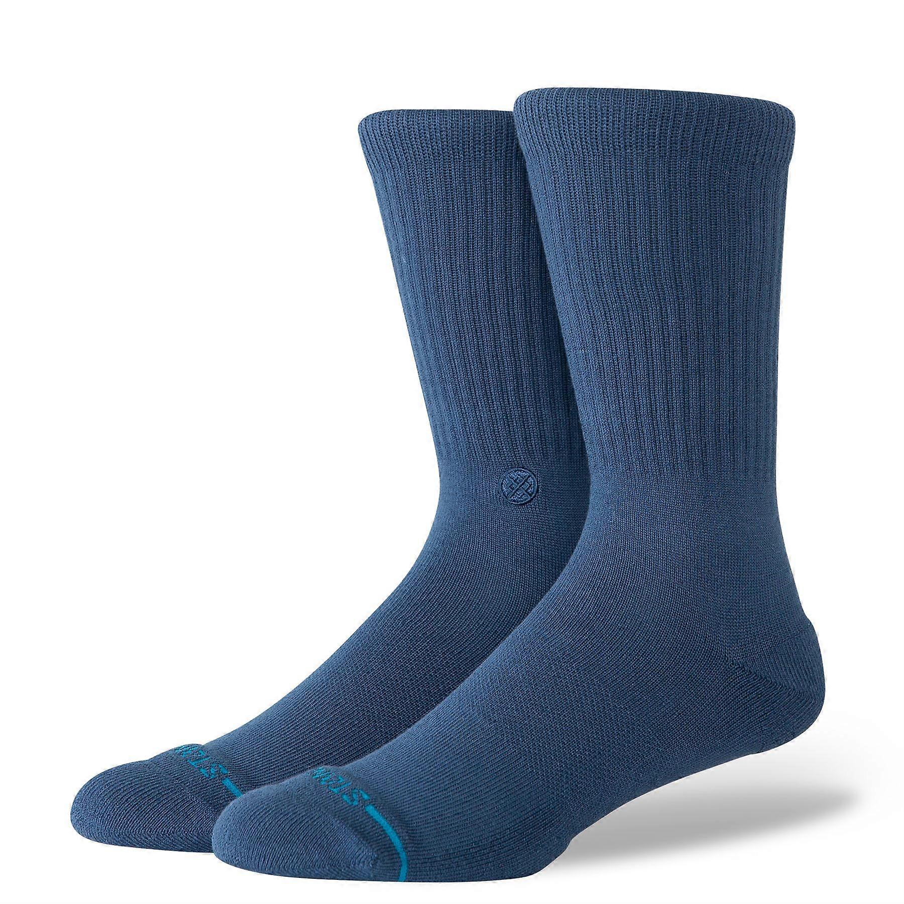Icon Mens Crew Deep Teal Socks Stance