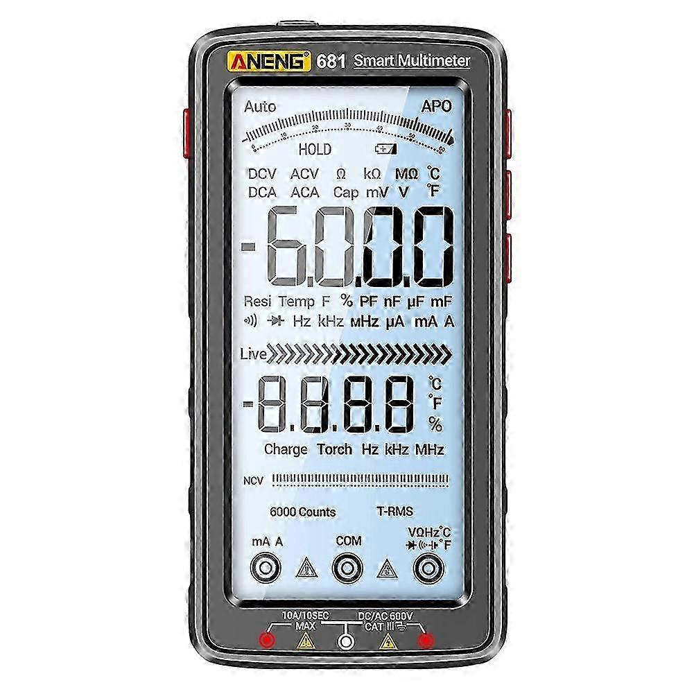 ANENG Full-Screen Rechargeable Digital High-Precision Automatic Range Anti-Burning Multimeter compatible withElectricians