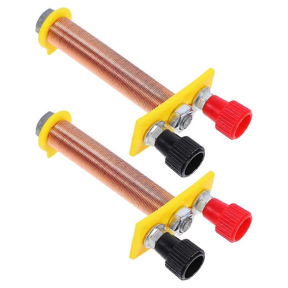Solenoid Electromagnet Coil for Physics Teaching and Experiments 2Pcs Kit