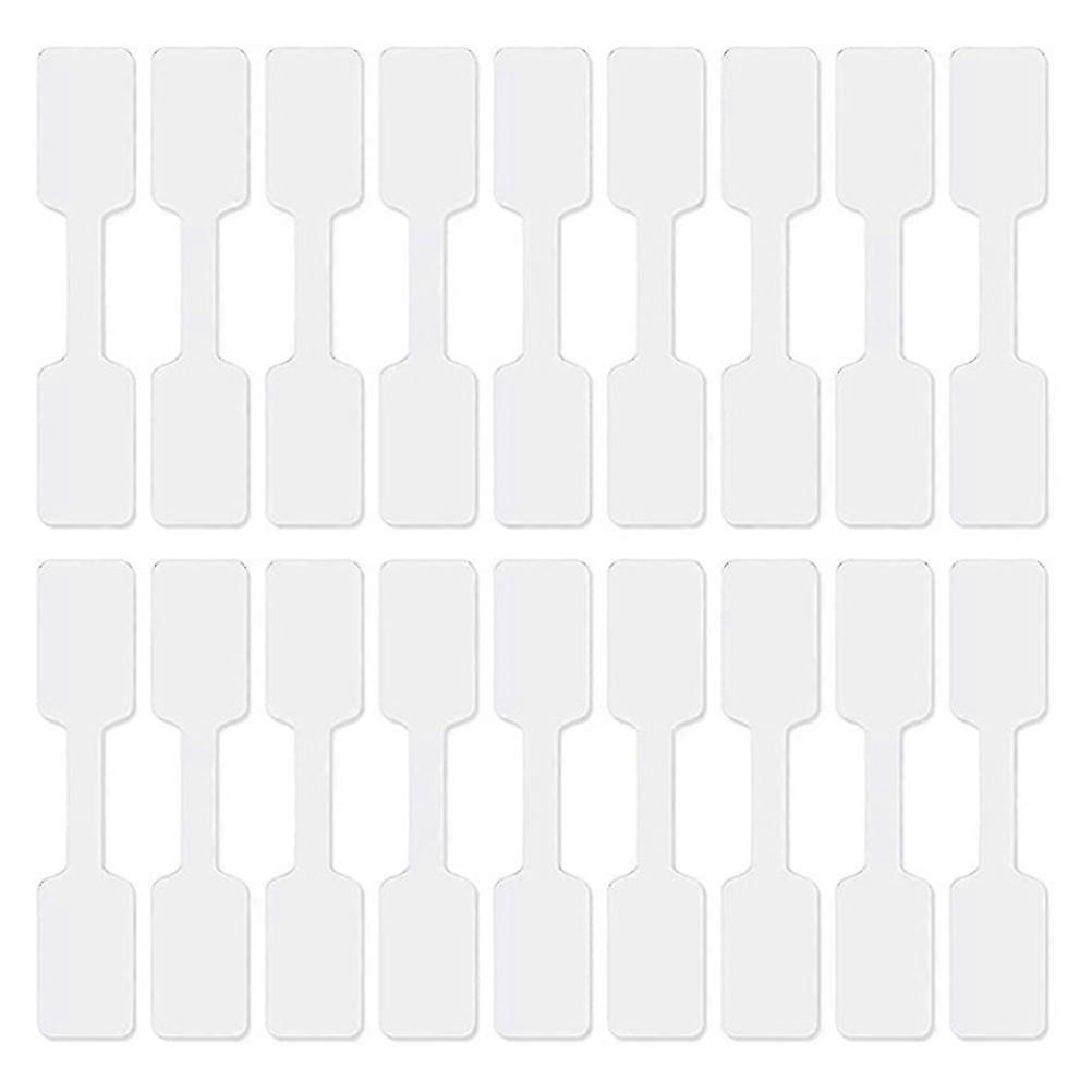 100pcs Self-Adhesive Cable Labels Writable Wire Tags Reusable Wire Labels