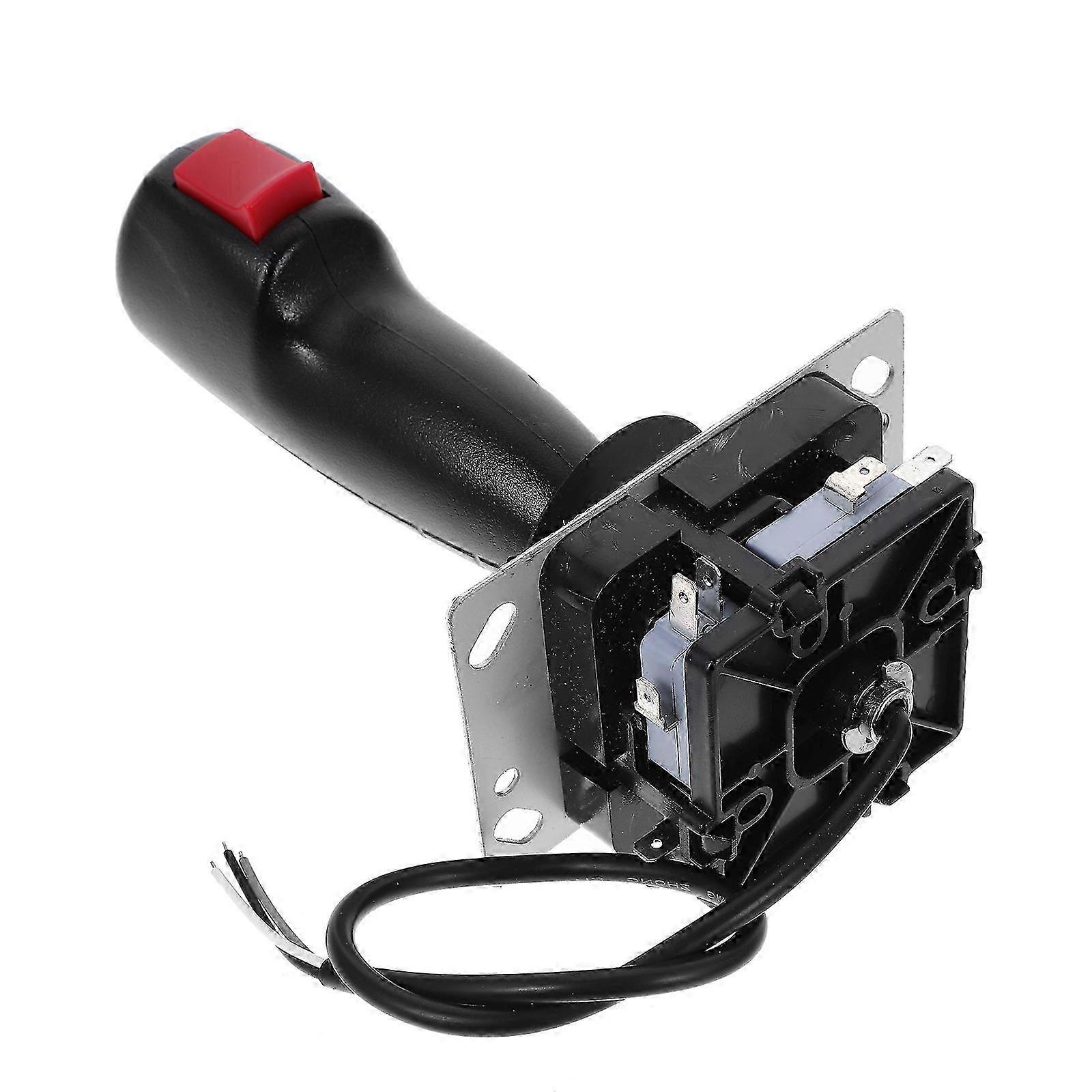 Flight Stick Joystick Handle Game Controller Accessory for Flight Simulation, Easy Installation, Compatible with Various Platforms
