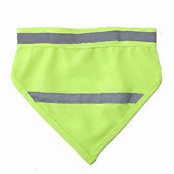 Collier et charpe rflchissants pour chien et chiot (jaune fluo L)