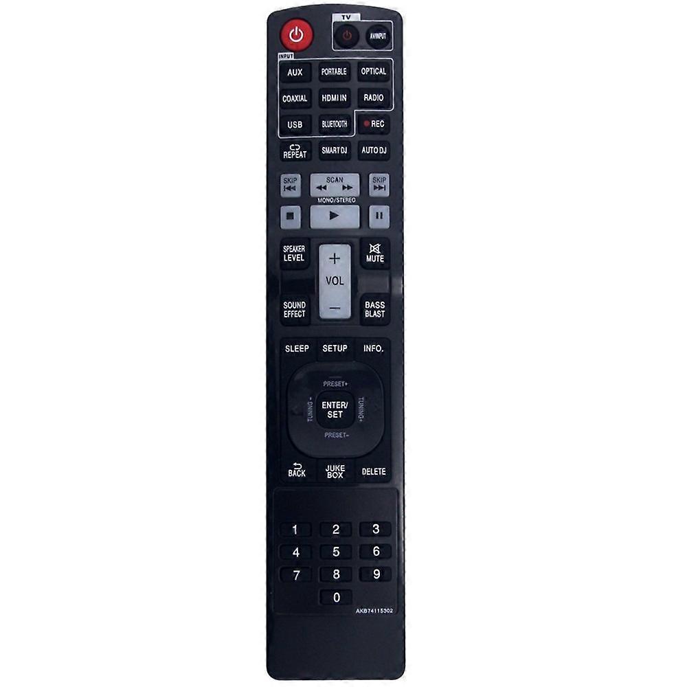 AKB74115302 Replace Remote Control for LG AV Receiver AKB74115302 Remote Control