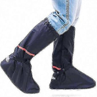 Z7 Reusable Waterproof High Top Boot Galoshes - Rain Shoe Covers | PVC Fabric, Size Small, Black - Durable Outdoor Weather Protection Essential