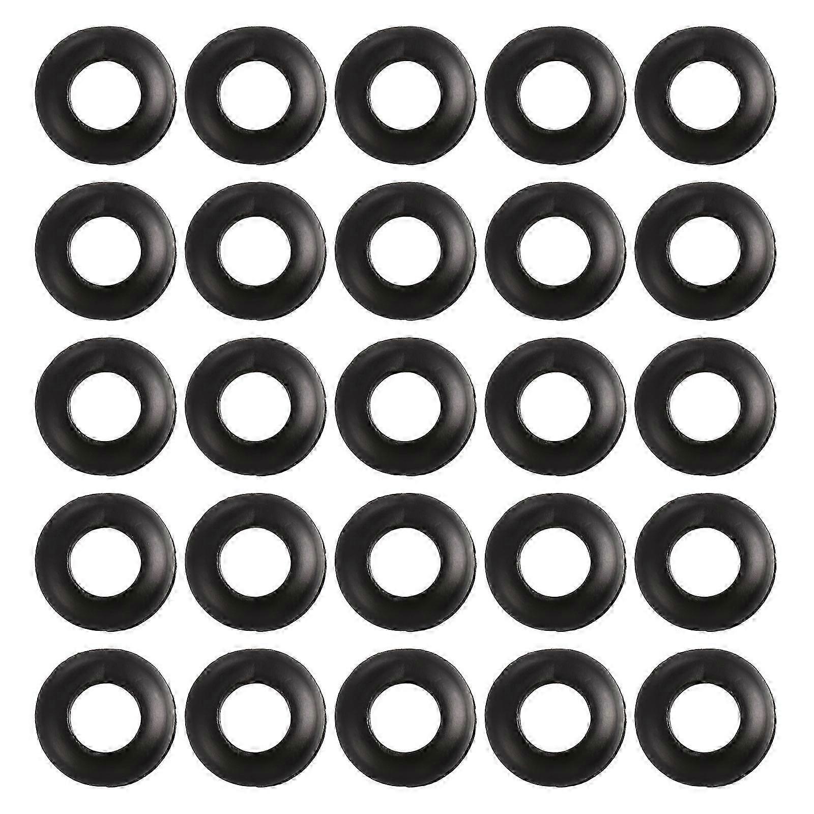 100pcs Cable Hose O Ring Grommet Locking Bushing Rubber Protective Fits