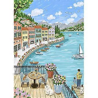 Harbour Balcony Jigsaw Puzzle CYQL-212