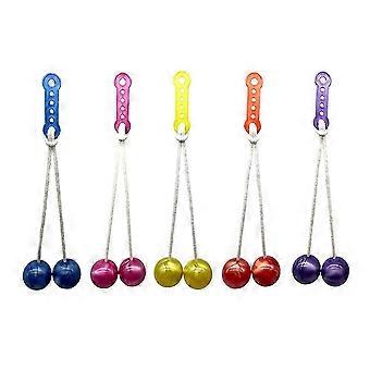 Clacker Ball Toys With Lights Fidget Antistress Shake Impact Balls On String for Kids