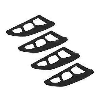 4Pcs Eyeshadow Shaper Silicone Portable Eyeshadow Stencil Guide Eye Makeup Aid Tool for Home Beauty Salon
