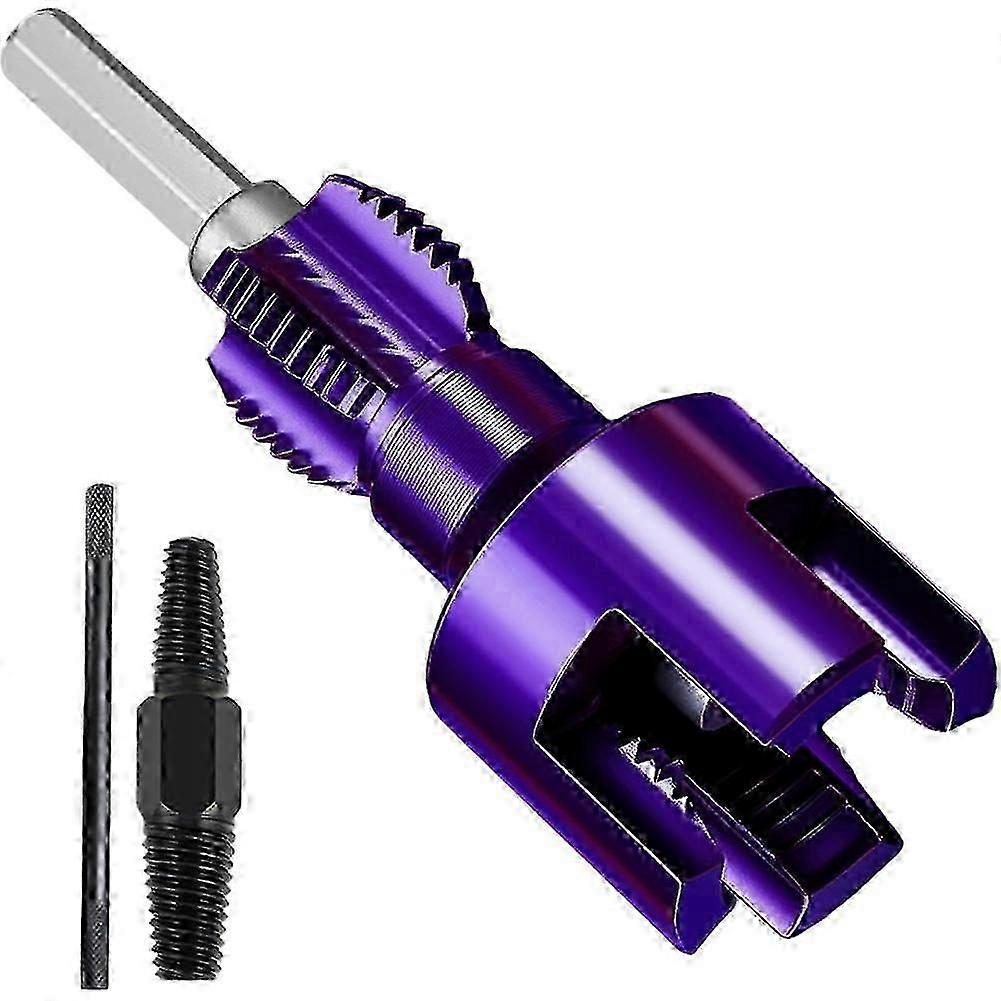 Multi-Purpose Pipe Threading Tool, Internal & External Pipe Extractor, Hexagonal Handle, Compatible with PPR, PVC Pipes, for Plumbing Repairs