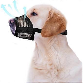 Dog Muzzle Medium Sized Dogs – Soft Air Mesh Muzzle for Medium Sized Dog | Muzzles for Dogs | Mussle to Stop Biting, Barking and Chewing P