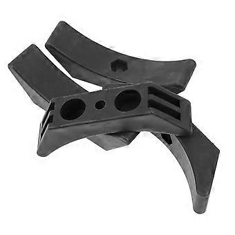 Dumbbell Rack Sturdy Dumbbell Bracket for Storage 4Pcs Black Plastic Fitness Supply