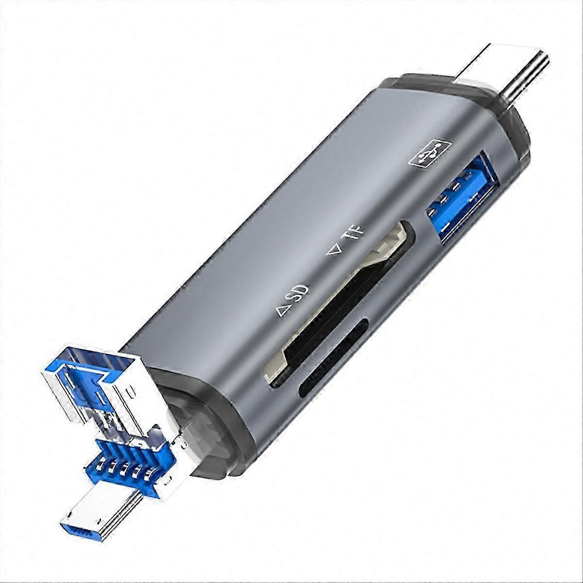 Expanded Connectivity & Storage Access: USB Type-C to USB OTG Adapter & Micro-SD Card Reader