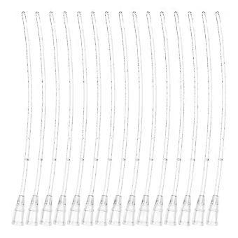 50pcs Baby Bird Feeding Hose Soft Silicone Parrot Feeder Fittings Drinking Pipe Water Milk Feeding Pet Tools for Liquid Food